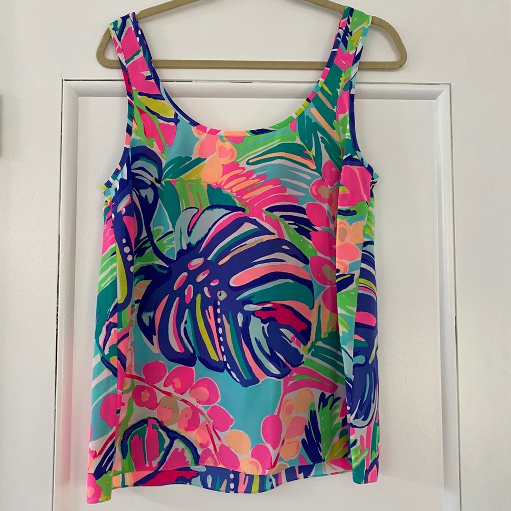 Lilly Pulitzer Silk Tank Top